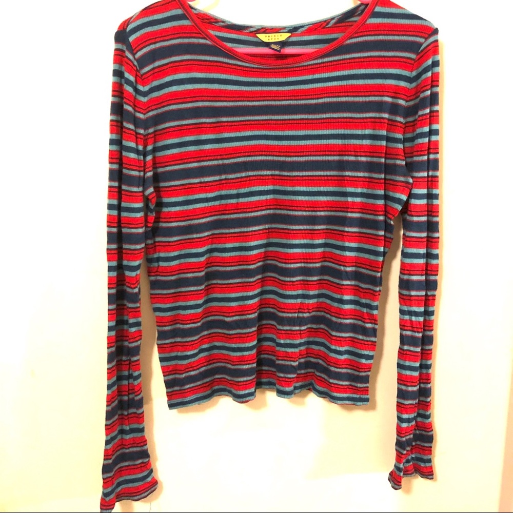 2 for $10! Striped long sleeve crop top